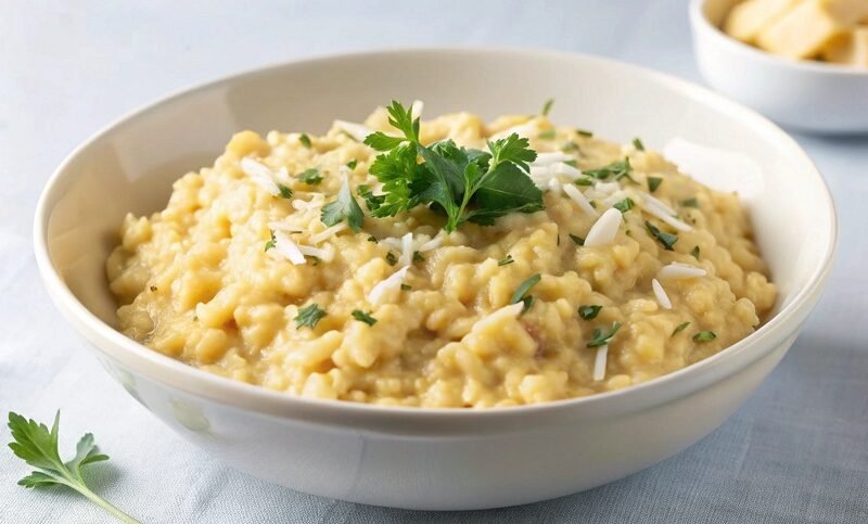 Risoto de Cenoura e Couve-Flor