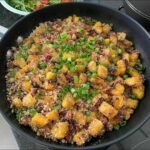 Filé mignon ao molho quatro queijos