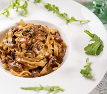 Fettuccine com Cogumelo Paris