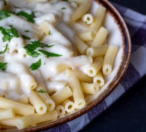Molho branco para macarrão