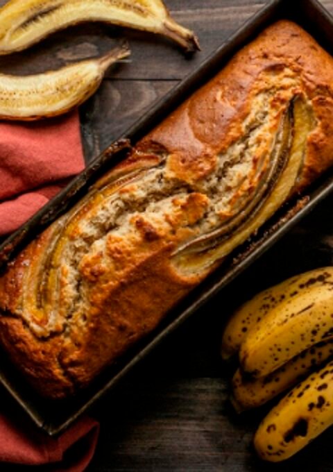 bolo de banana fit
